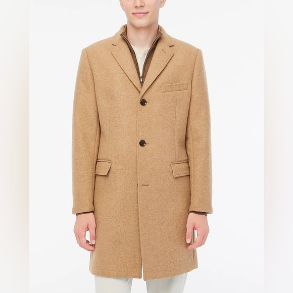 J. Crew Factory Men's Wool Blend Thompson Topcoat | Size 42 - Picture 2 of 9
